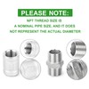 TAISHER 4PCS 304 Stainless Steel Hex Nipple 3/4" MNPT ×
