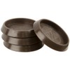 SoftTouch 1 11/16" Round Furniture Caster Cups for Carpet or