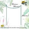 WooWellGoGoGo 8 Pack Snake Plant Support Stakes - Rust-Proof Half