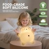 MAGOHMT Squishy Night Light for Kids, Bear Silicone Night Light