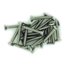 No.4 x 0.75 (2.9mm x 19mm) TX Raised Countersunk Self-Tapping Screw - Stainless Steel (A2) (Pack of 20)