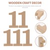 COHEALI Blank Wooden Number paper mache letters paper mache numbers