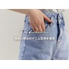 Teddy Women's Denim Shorts, High Waist, Roll-Up, Street, Medium Thick,