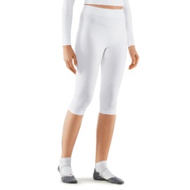 Falke Women Standard Max Warm 3/4 Base Layer Bottom, White (White 2860)