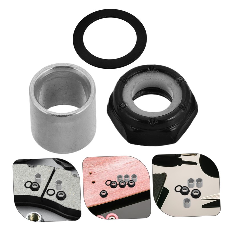 Kisangel Skateboard Tech Hardware Kit 56pcs Universal Fit Accessories for