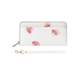 Modiko Women's Long Wallet, Large Capacity, Made in Japan, Box-Shaped Coin Purse, Easy to Remove Bills Without Folding, Chabara, Multifunctional, Floral Pattern, Stylish, YKK Zipper, Women's, Money