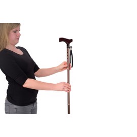 Vitility 70510020 Gehstock - zusammenklappbar, bronzefarben