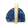(1.4-1.8kg, Blue) - Decorative Bookends Agate Book Holder for Office