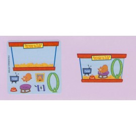 SmileMakers 10 Make Your Own Hamster Habitat Stickers - Party Favors - Rewards