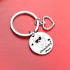 ZQEOU Chinchilla Lover Keychain Chinchilla Gift Chinchilla Mom Keychain Chinchilla