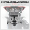 BeOne Porta Placa Universal Para Moto Ajustable Con Luz Led