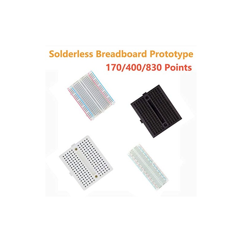 Solderless Prototype Breadboard, 170 Points PCB BreadBoard Universal Test