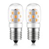 KEIVO LED Microwave Light Bulbs Under Hood, 3W 380LM, E17