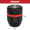 Keyless Drill Chuck, 1/2-20UNF Mount 2-13mm Hand Drill Chuck Keyless