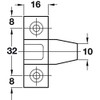 Push in Plinth Fasteners Fittings Press Fit Panel Clips x4
