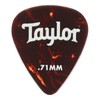 Taylor Celluloid 351 Picks Tortoise Shell 0.71mm 12-Pack