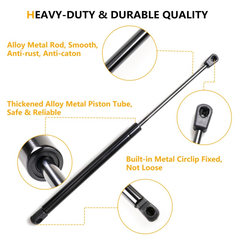 RERPRO Hood Struts Lift Support Assist Kit Compatible with 2018-2024