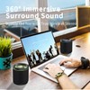 HEYSONG Portable Bluetooth Speaker with HD Sound, Small Waterproof Shower