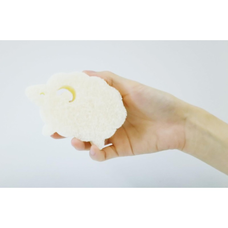 Ohe Dishwashing Sponge White Vertical 7.3cm x Horizontal 11cm x