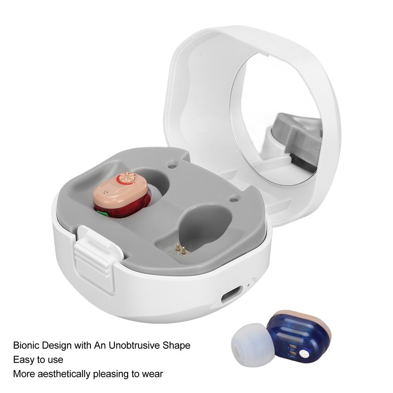 Earbuds Hearing Aids Rechargeable Noise Cancelling Lightweight Digital Hearing Amplifier