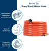 Rhino RV Sewer Hose Kit with Clear Adapter, 25 ft,