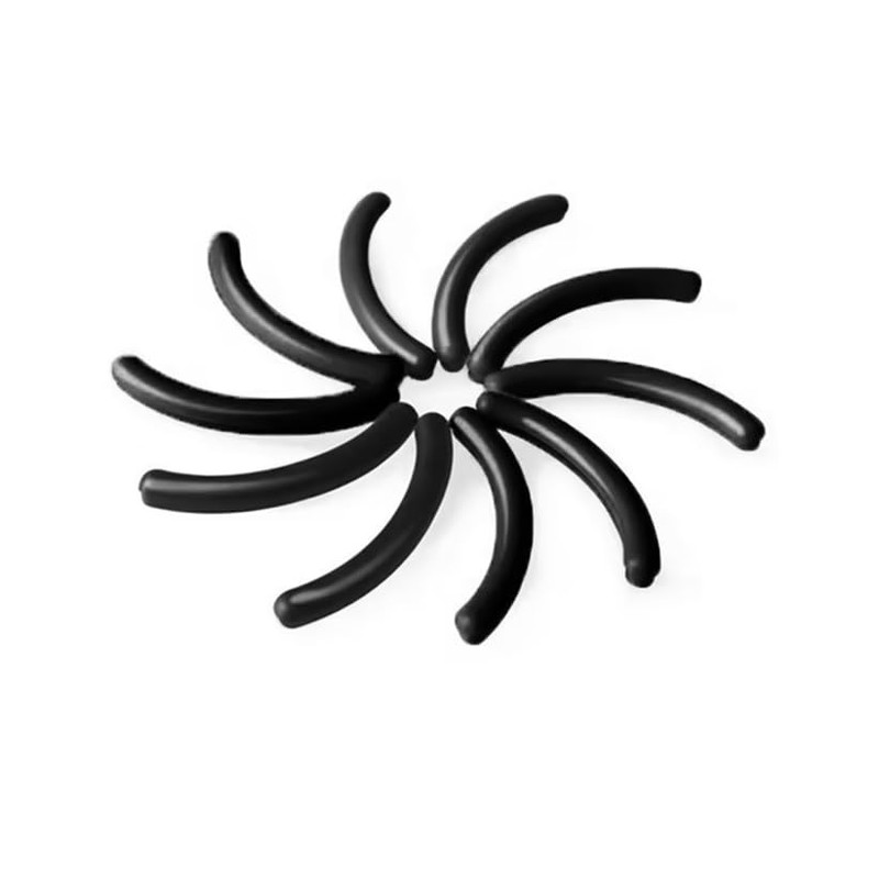 36 Pcs Black Eyelash Curler Replacement Pads,Rubber Makeup Tool Eyelash