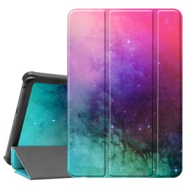 Famavala Shell Case Cover for 8-inch Tablet (12th Generation/10th Generation, 2024/2022 Release), with Auto Wake/Sleep, no fit for Alcatel S8 2022 Tab (Pink Starry)