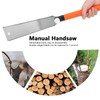 10in Manual Handsaw Long Handle Pull Saw Double-Sided Tooth Woodworking