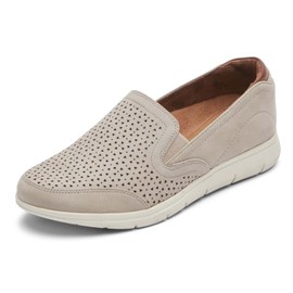 Cobb Hill Women's Lidia Slipon Loafer Flat, Dove Nubuck, 8