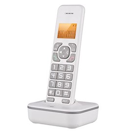 Mingzhe D1102B Teléfono inalámbrico con contestador automático Identificador de llamadas/llamada en espera Pantalla LCD retroiluminada de 1,6 pulgadas