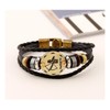 Zodiac Sign, Constellation, Astrology Bracelet, Charm Leather Wristband, Bangle, Base