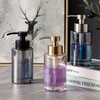 Enra Soap Dispenser, 12 oz Silver Bathroom Soap Dispenser, Stainless