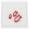 Custom Cutters Fish Shape Cutters | Mini/Tiny Plastic Cutter for