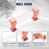 Orger 10 Pack Rose Gold Cabinet Handles 3-1/2 Inch Hole