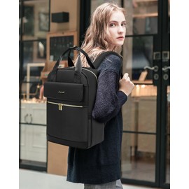 LOVEVOOK Women's Backpack, 15.6 Inch Laptop, School Backpack, Teenager Girls with Laptop Compartment, Travel Backpack, Work Bag, Daypack, Waterproof, School Bag, Backpack, Women, Elegant for