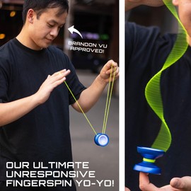 CHEATCODE Yoyo by Brandon Vu - Unresponsive Yoyo for Kids, Teens, Adults - Ultimate Fingerspin Pro Yoyo - Level Up Your Yoyo Professional Skills & Tricks - Adults & Childrens Toys by Offset Yoyo