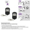 2X Universal Gate Key Remote Control, 433.92 MHz Garage Door