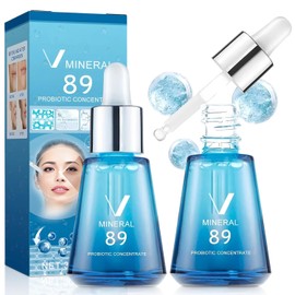 Serum Probiotic Fractions Minéral, Mineral 89 Probiotic, Sérum Fortificador para Rostro, Mineral 89 Serum，Esencia Facial, Hidratación Profunda, Tonifica con Ácido Hialurónico, Piel Suave y Rellena, Uso de Día y Noche(2pcs)