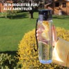 720°DGREE Water Bottle “uberBottle“ - 1.5 L crystalClear +Fruit-Infuser -