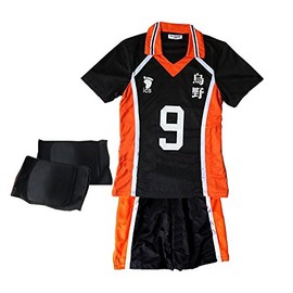 TOKYO-T Kageyama Cosplay Tobio Hinata Tsukishima Costume Uniform Set (L, tag:XL, 9)