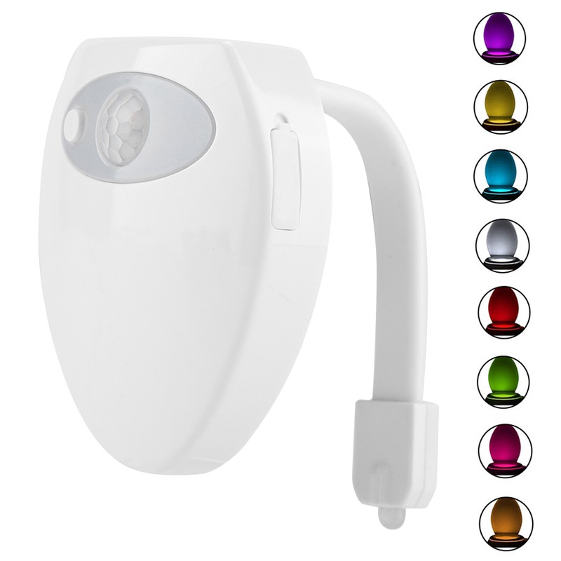 Mini Toilet Lamp USB Charging Body Induction Night Light with