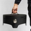 Enjoy 15'' Round Propane Gas Modern Stainless Steel Portable Camping