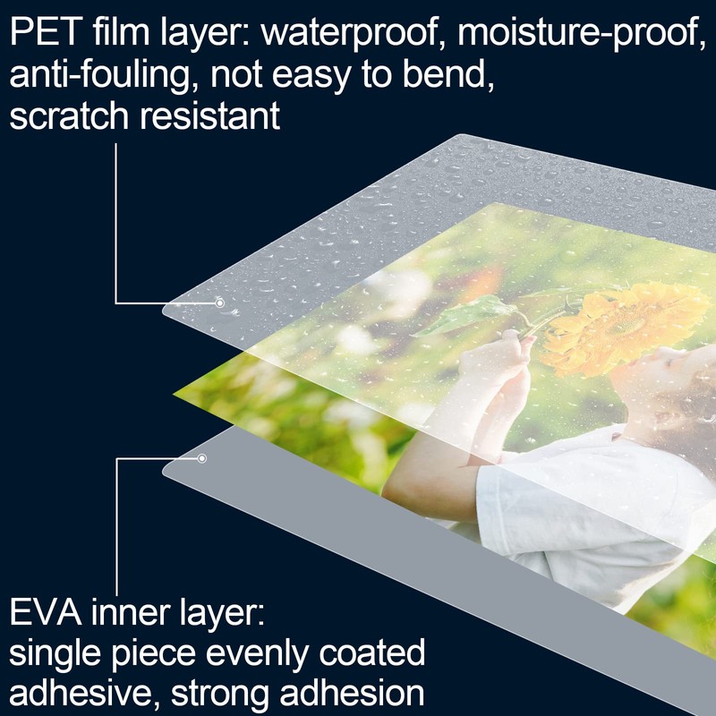 HERKKA 200 Pack Laminating Sheets, Holds 8.5 x 11 Inch
