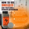 SMELLEZE Natural Ash Tray Smell Remover Deodorizer: 2 lb. Granules