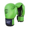 BAY® Future Boxing Gloves Boxing Gloves Green Black Leather PU