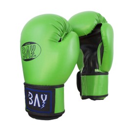 BAY® Future Boxing Gloves Boxing Gloves Green Black Leather PU 10oz UZ OZ