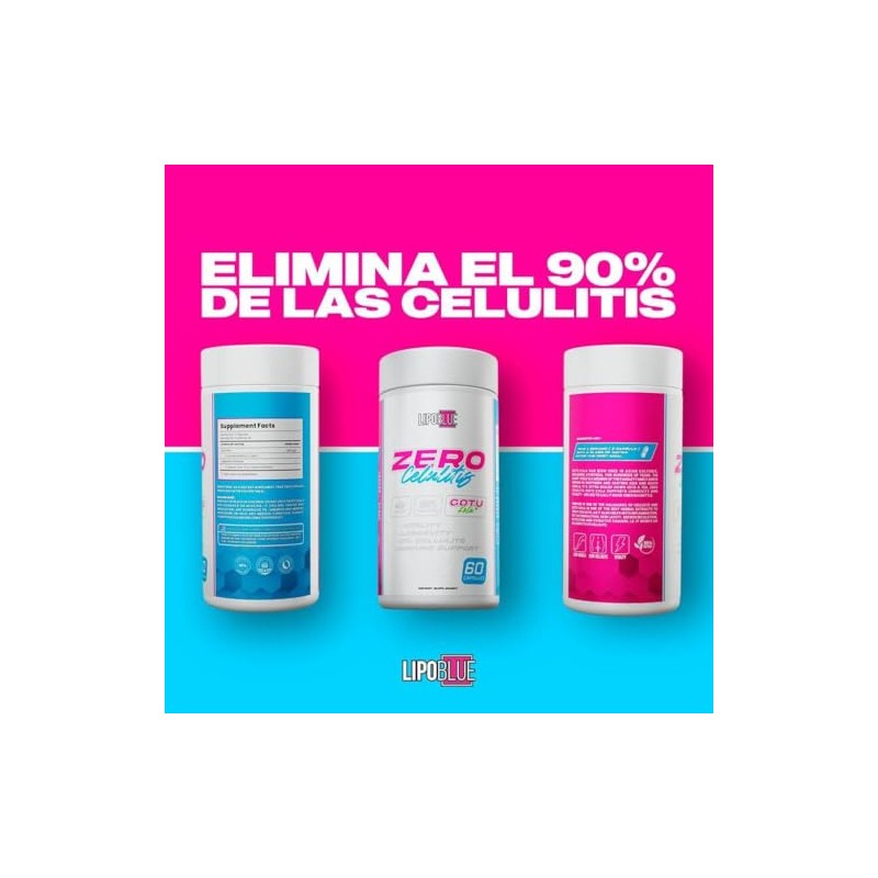Zero Celulitis – Fórmula Avanzada Anticelulitis | Reductor, Reafirmante y