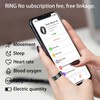 SRZNJZ Smart Ring, Health Tracker, Sleep Tracking Wearable, Heart Rate,