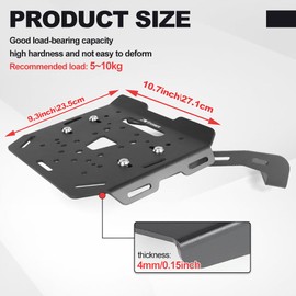 Xitomer Luggage Rack Compatible with CB500X NX500 CB400X CB500F CB500R Rear Rack Motorcycle Carrier Enduro Luggage Rack