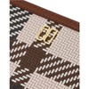 Daks (신세계센텀점)DCWA4E210W2 TARTAN CHECK MIX 브라운 타탄체크 가죽배색 지퍼장지갑 (Shinsegae